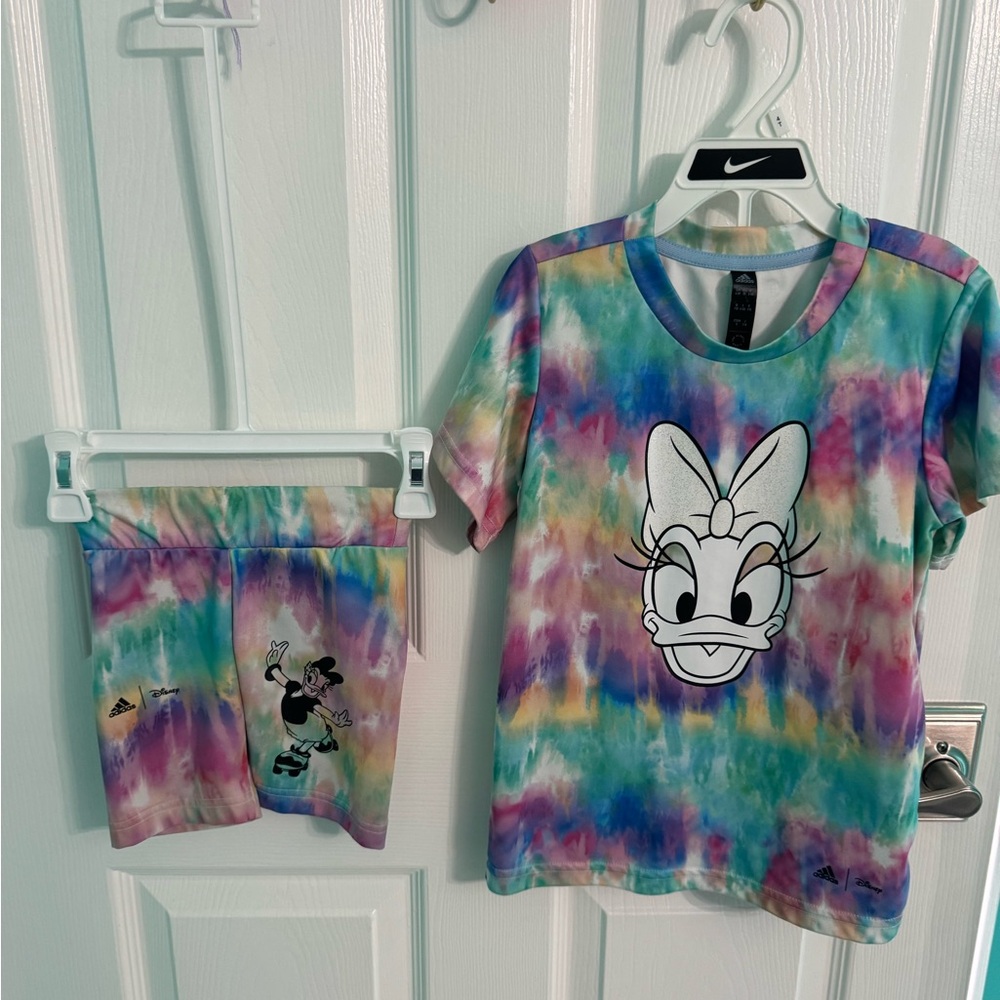 Nike Multicolor Kids Pajama Set with Cartoon Character